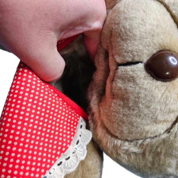 Hallmark Vintage 1982 Baby's First Christmas Bear Stocking Stuffables - Picture 6 of 10